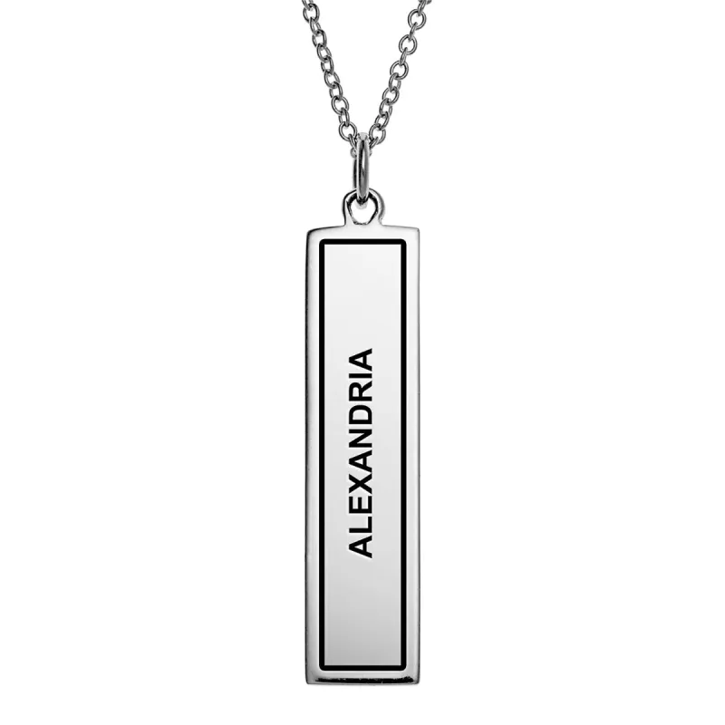 Silver Plated 3 Zodiac Sign Bar Pendant sold by Limoges Jewelry