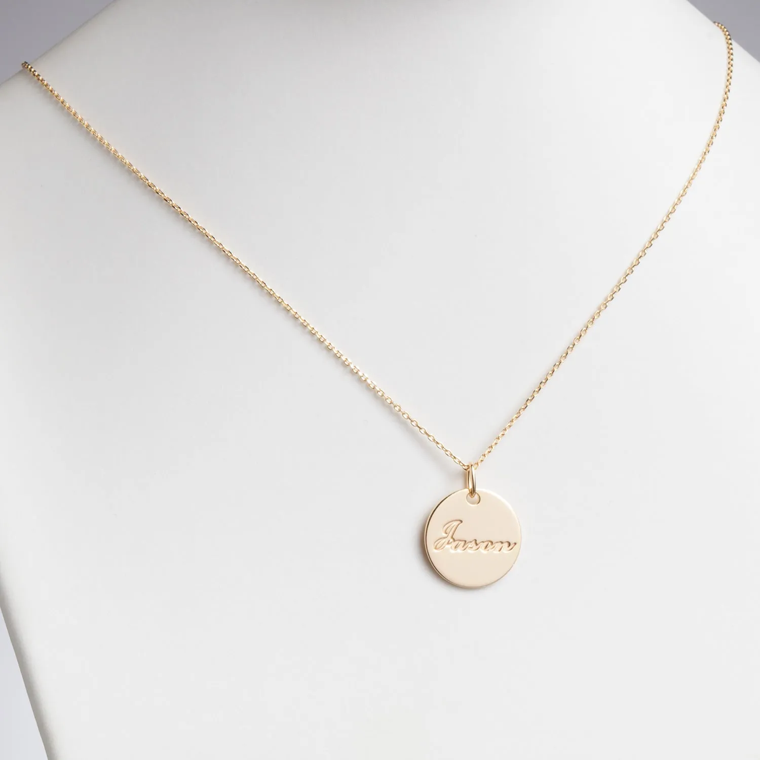 14K Gold over Sterling Name Necklace sold by Limoges Jewelry product image thumbnail 2