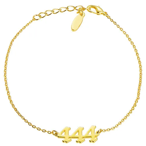 Petite Old English Angel Number Bracelet sold by Limoges Jewelry product image thumbnail 4