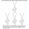 Color Flower Birthstone Necklace sold by Limoges Jewelry