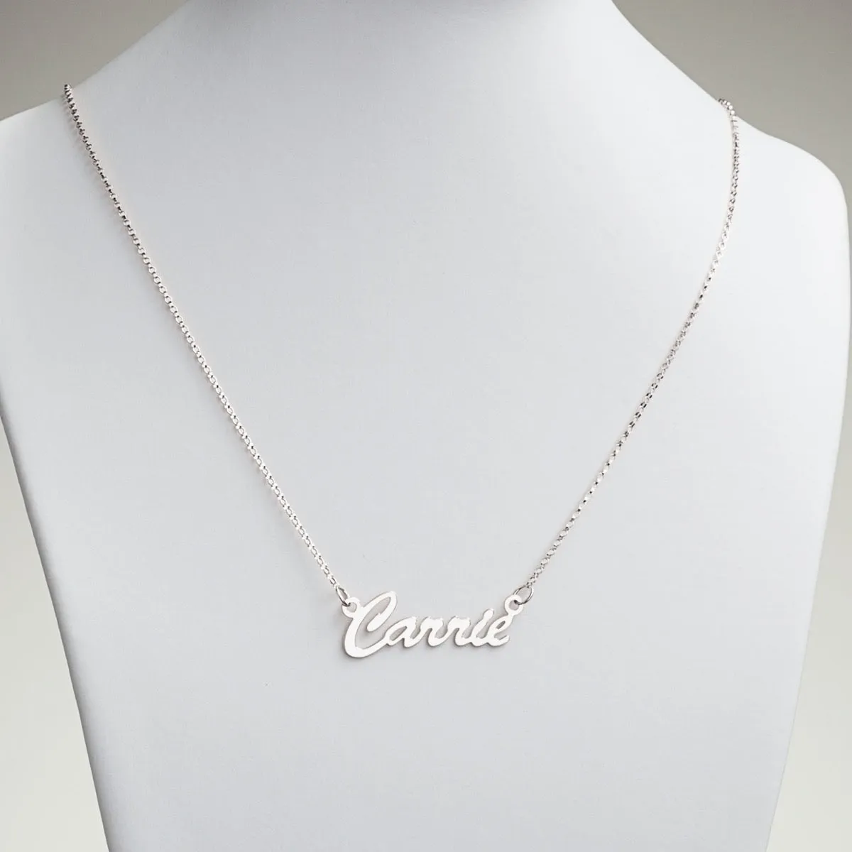 Personalized Sterling Silver Name Necklace sold by Limoges Jewelry product image thumbnail 3