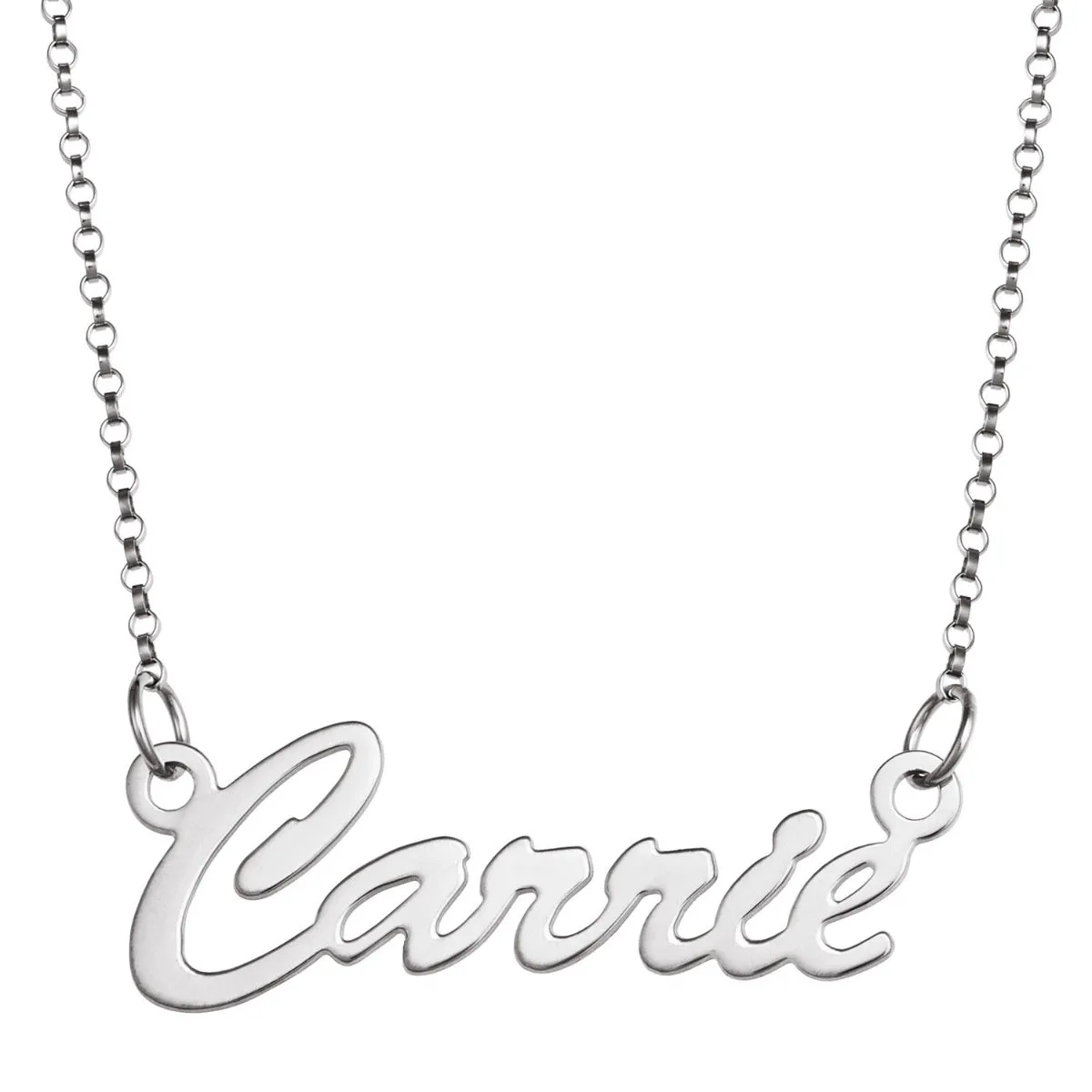 Personalized Sterling Silver Name Necklace sold by Limoges Jewelry