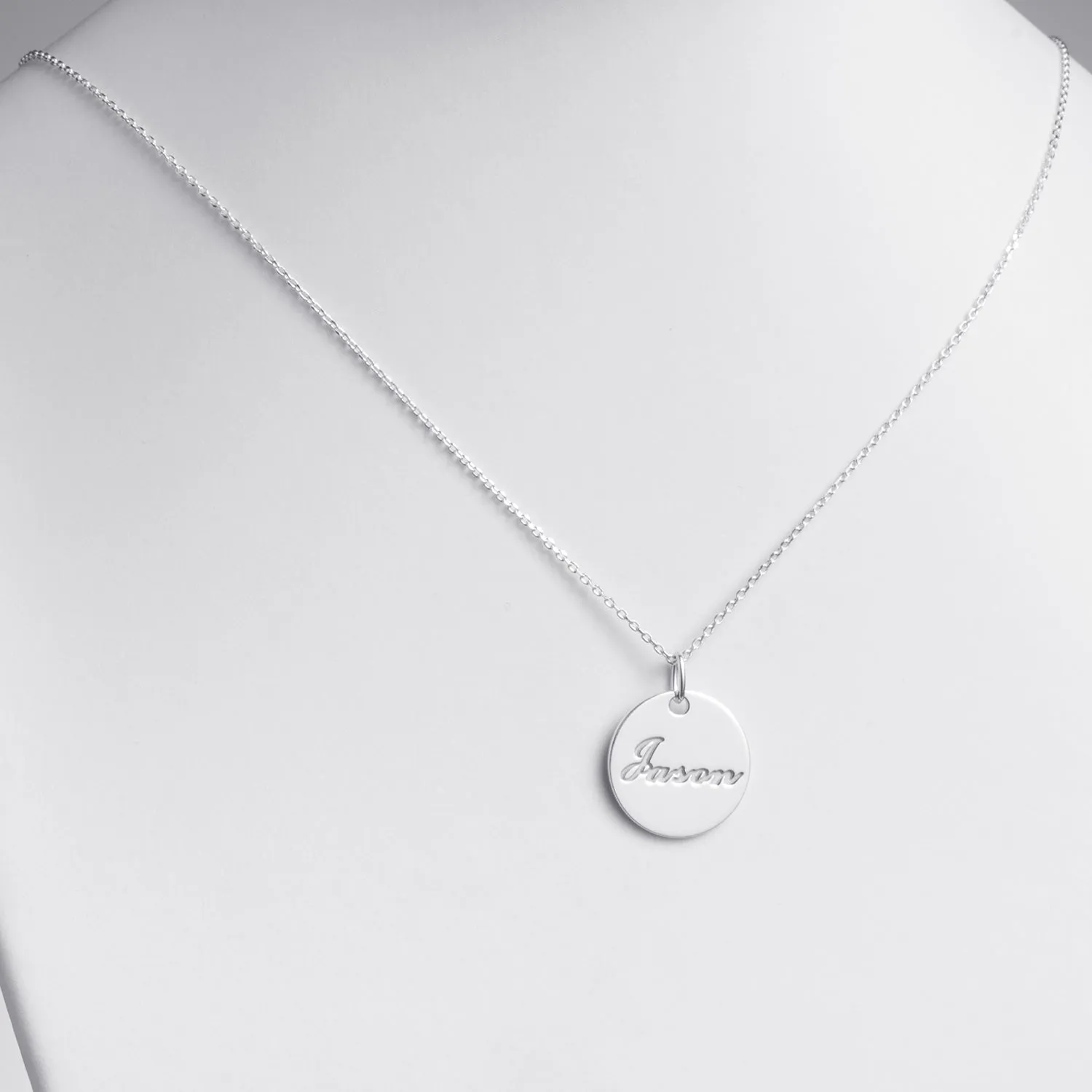 Sterling Silver Name Necklace sold by Limoges Jewelry product image thumbnail 2