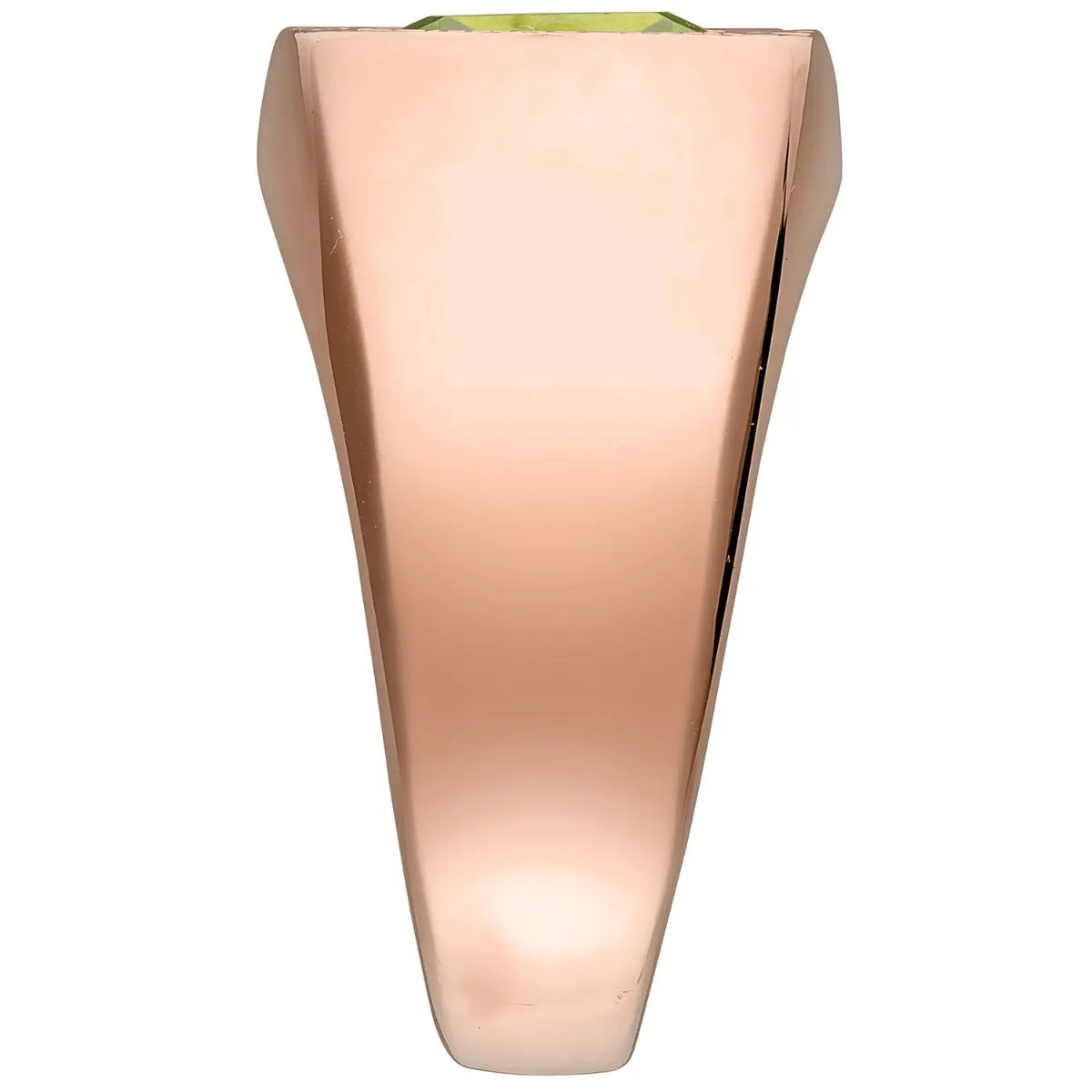 Men's 14k Rose Gold Plated Minimal Birthstone Signet Freestyle Class Ring sold by Limoges Jewelry product image thumbnail 3