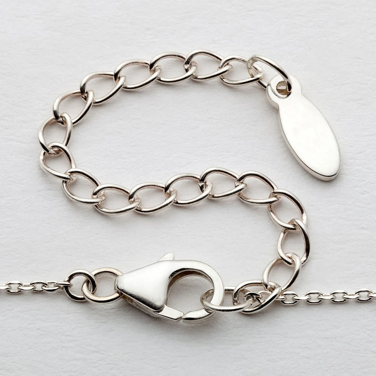 Script Name Necklace with Pink and Blue Enamel Butterfly sold by Limoges Jewelry product image thumbnail 3