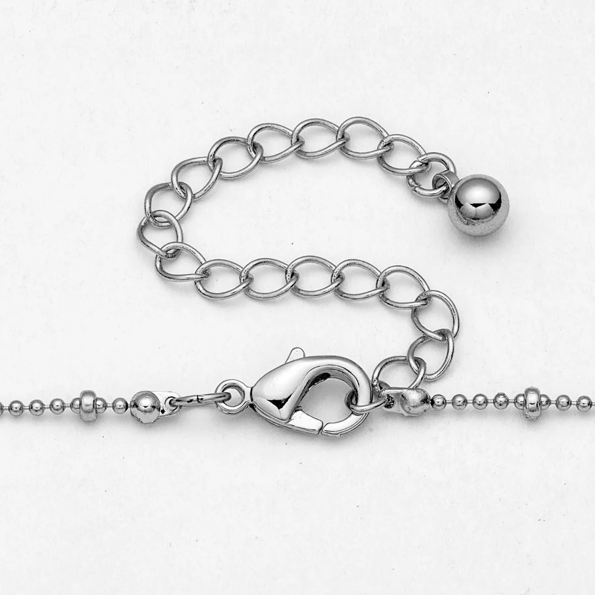 Silver Plated Rainbow Ring Necklace sold by Limoges Jewelry product image thumbnail 3