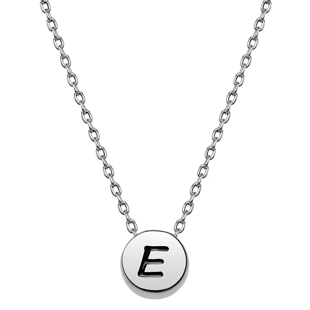 Dainty Disc Initial Necklace sold by Limoges Jewelry product image thumbnail 4