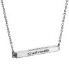 Horizontal 4-sided Bar 'Amazing Grace' Engraved Necklace sold by Limoges Jewelry