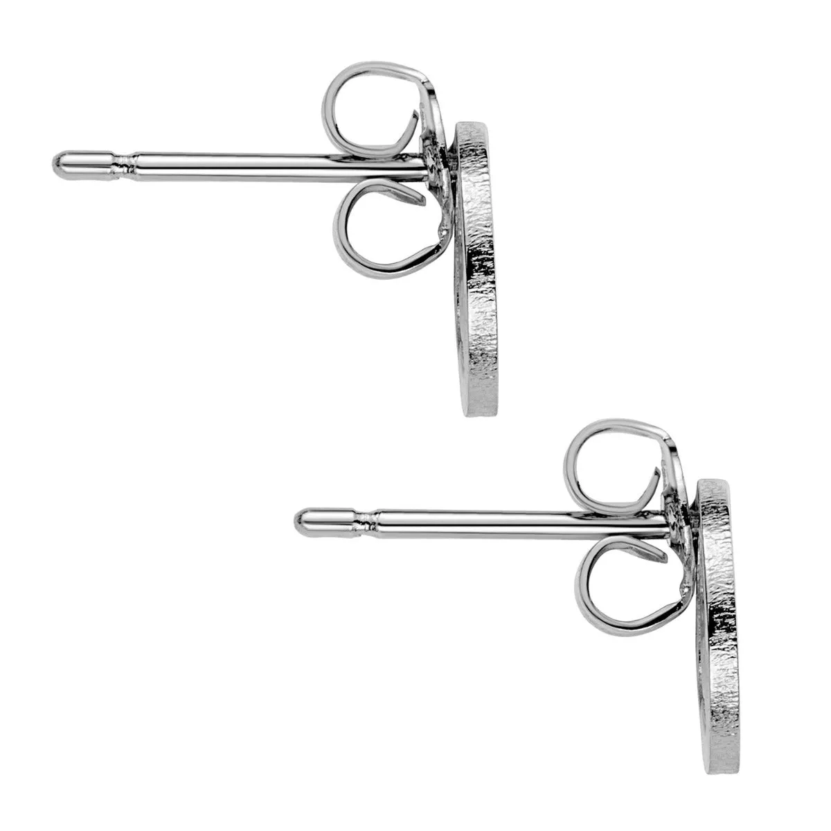 Silver Plated Zodiac Sign Disc Stud Earring Set of 2 sold by Limoges Jewelry product image thumbnail 3