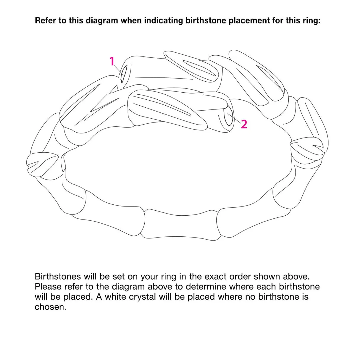 Lucky Bamboo Birthstone Bypass Ring Gold Plated sold by Limoges Jewelry product image thumbnail 5