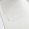 Sterling Silver Asymmetrical Initial with Heart Necklace sold by Limoges Jewelry