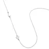 Sterling Silver Asymmetrical Initial with Heart Necklace sold by Limoges Jewelry