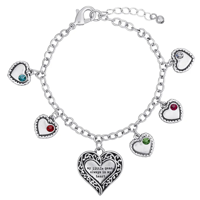 Sandra Magsamen's Mother Birthstone Bracelet sold by Limoges Jewelry