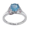 Personalized Mother's and Grandmother's Birthstone Ring sold by Limoges Jewelry