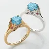 Personalized Mother's and Grandmother's Birthstone Ring sold by Limoges Jewelry