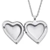 Silver Plated Engraved Initial Large Heart Locket sold by Limoges Jewelry
