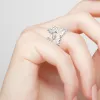 Silver Script Name and Birthmonth Flower Bypass Ring sold by Limoges Jewelry