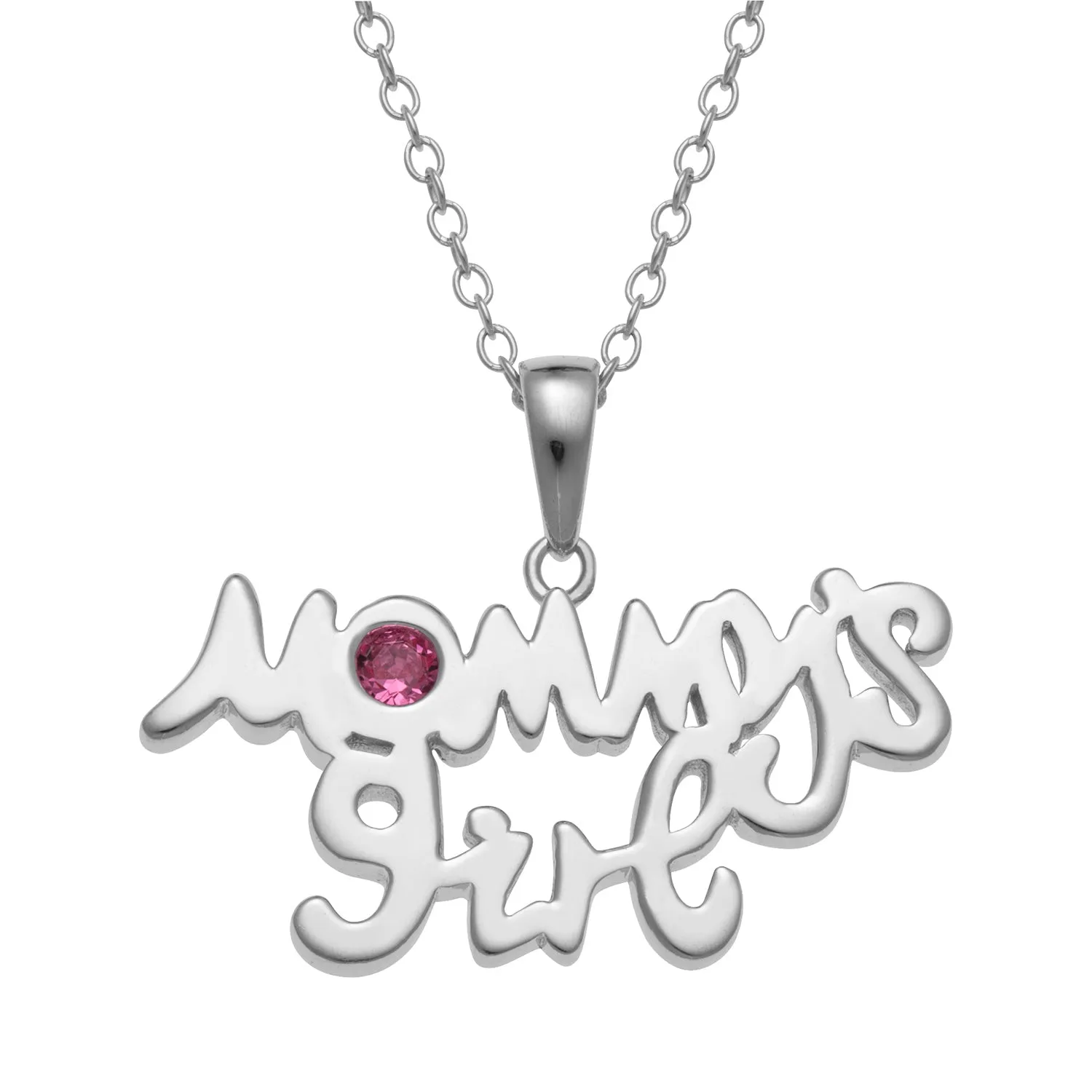 Mommy's Girl Birthstone Necklace sold by Limoges Jewelry