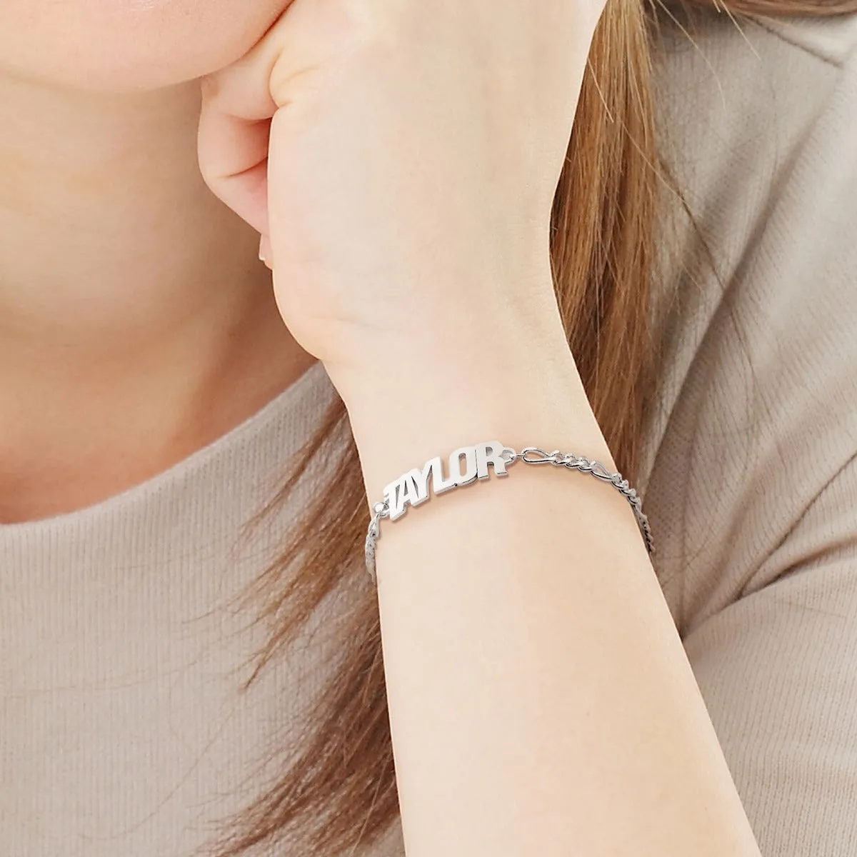 Bold Urban Name Bracelet sold by Limoges Jewelry product image thumbnail 3