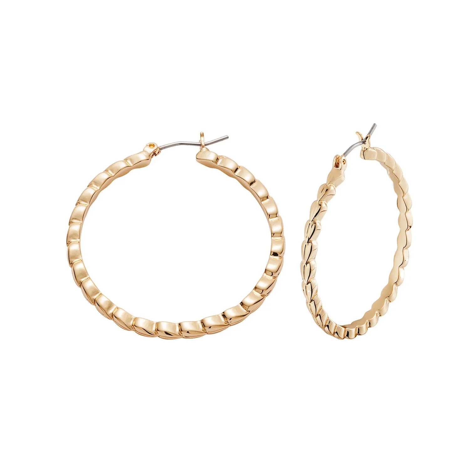 5 Pair Fashion Hoop Earrings Set sold by Limoges Jewelry product image thumbnail 5