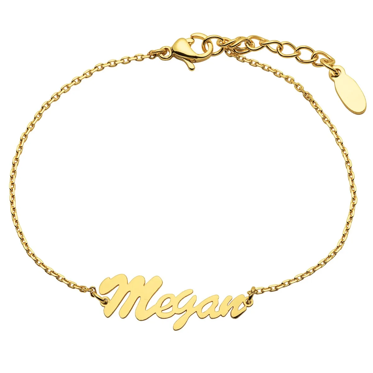 Stainless Steel Script Name Bracelet sold by Limoges Jewelry product image thumbnail 4