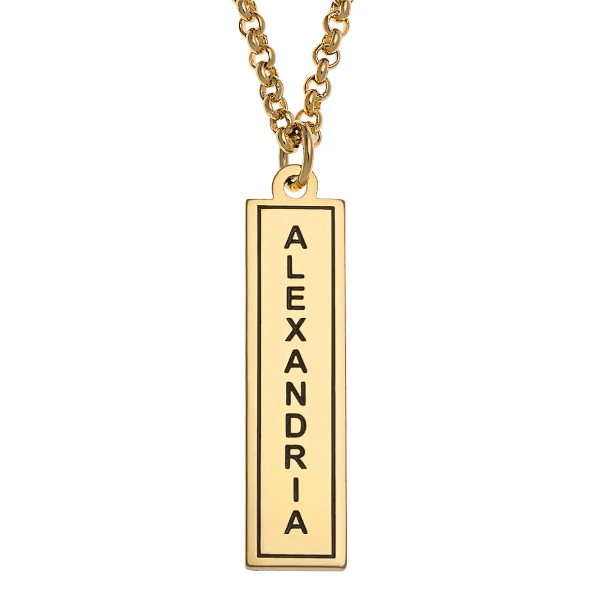 14K Gold Plated Personalized 3 Zodiac Signs Name Bar Necklace sold by Limoges Jewelry product image thumbnail 2