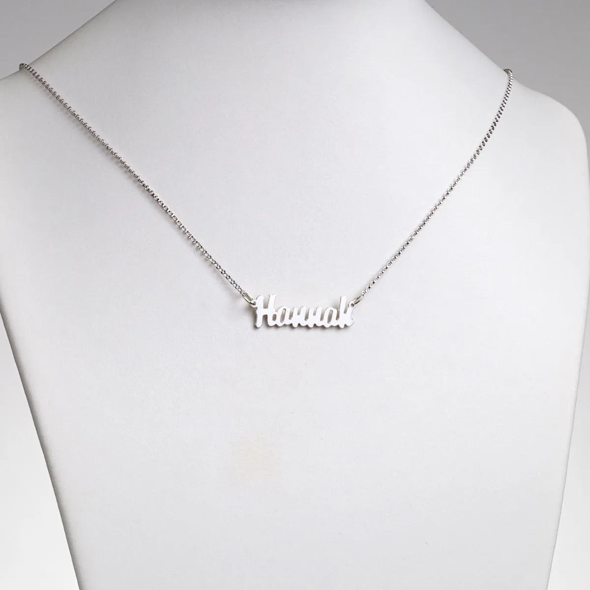Mini Name Necklace sold by Limoges Jewelry product image thumbnail 3