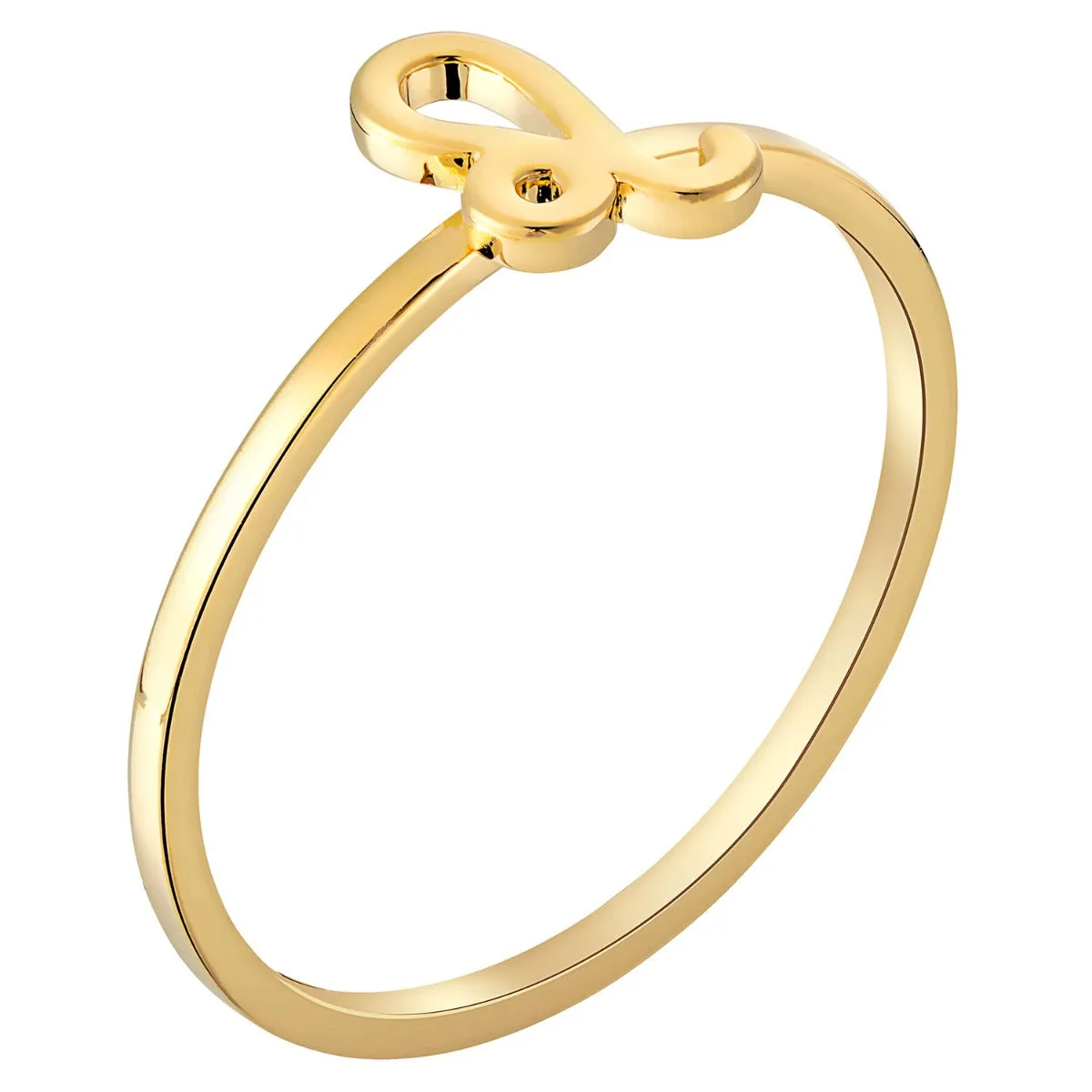 14K Gold over Sterling Cutout Zodiac Sign Stack Ring sold by Limoges Jewelry product image thumbnail 2