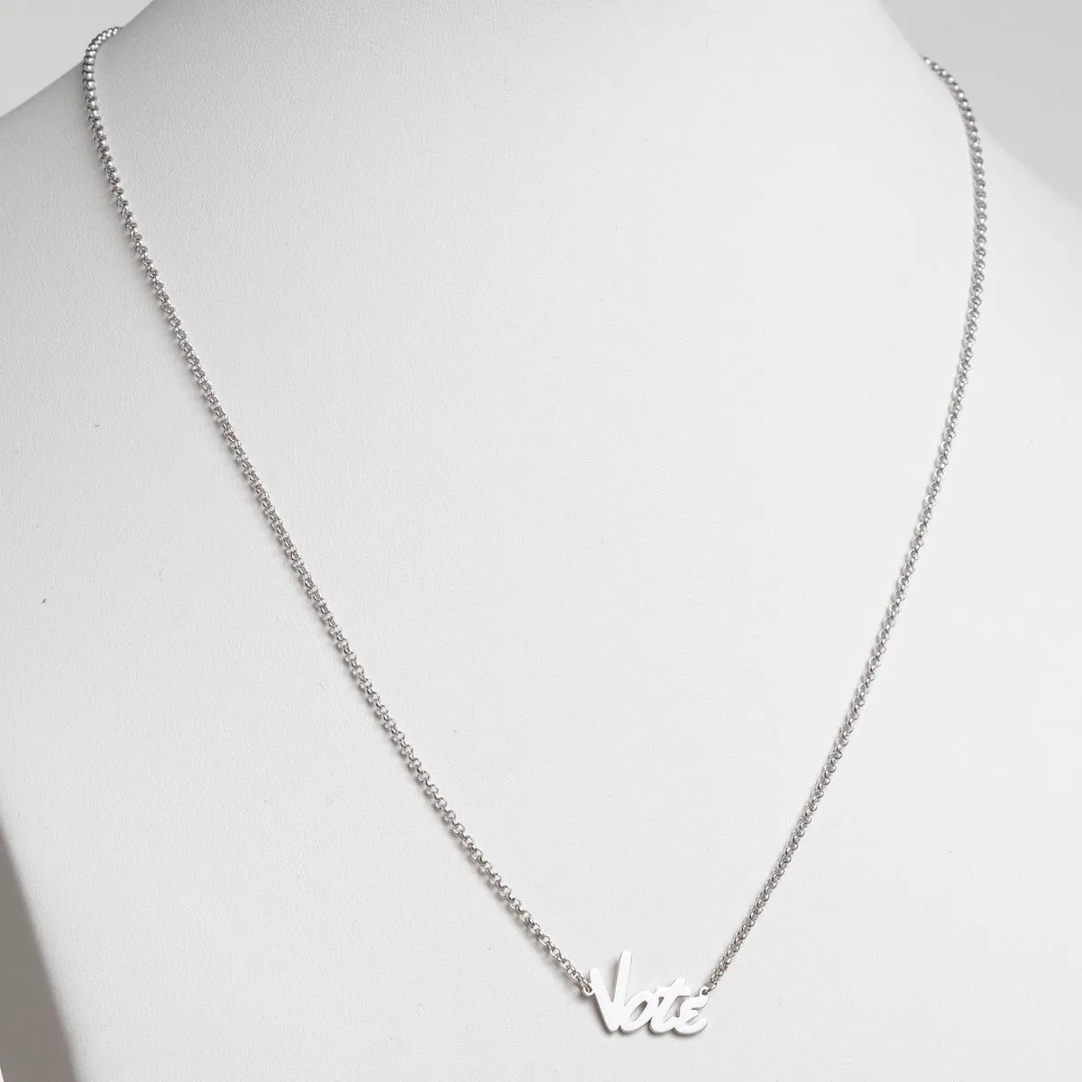 Sterling Silver Bold Name Necklace sold by Limoges Jewelry product image thumbnail 4