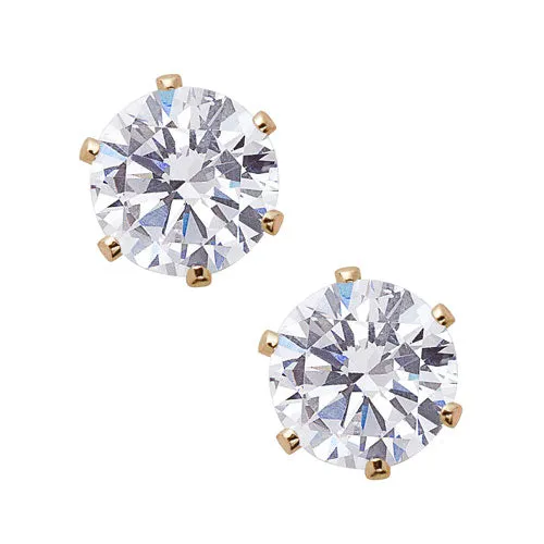 3 Pair CZ Earring Trio Set with Free Necklace - Pierced sold by Limoges Jewelry product image thumbnail 4