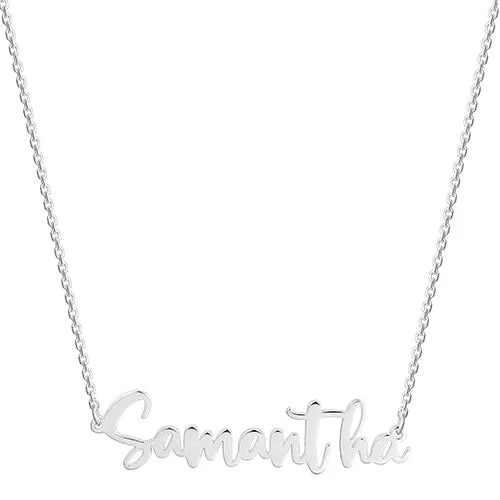 Sterling Silver Handwritten Name Plaque Necklace sold by Limoges Jewelry product image thumbnail 2