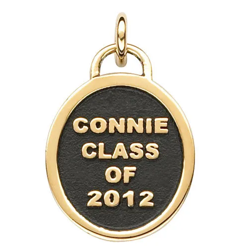 14K Gold over Sterling Oval Birthstone Class Necklace sold by Limoges Jewelry product image thumbnail 2