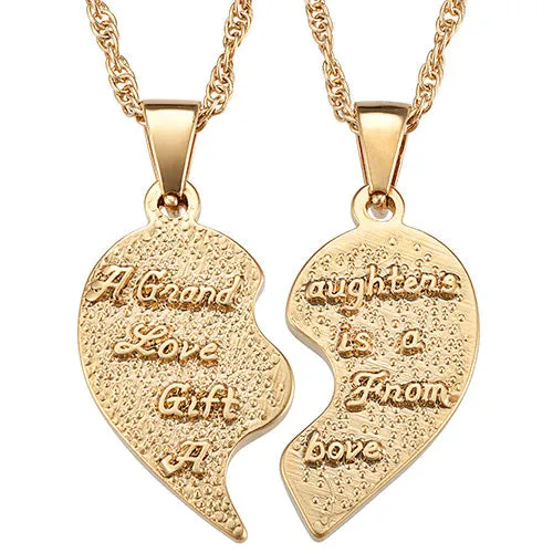 Grandmother & Granddaughter Share-able Necklace sold by Limoges Jewelry product image thumbnail 2