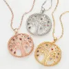 3D Flower Vase with Birthstone Rope Necklace sold by Limoges Jewelry