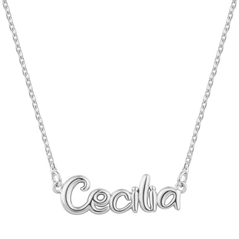 Balloon Letters Name Necklace sold by Limoges Jewelry