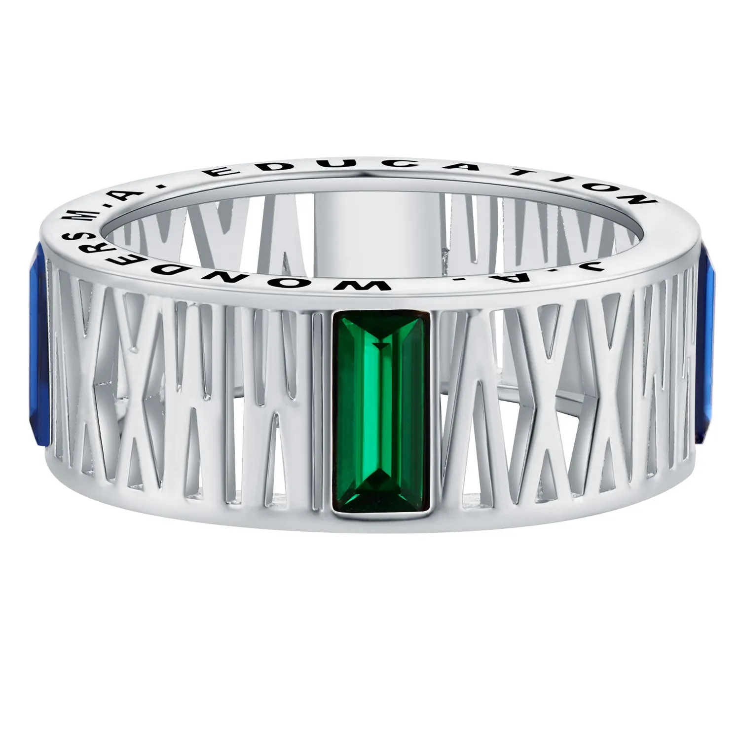 Men's CELEBRIUM Roman Numeral 2025 Birthstone Class Ring sold by Limoges Jewelry product image thumbnail 2