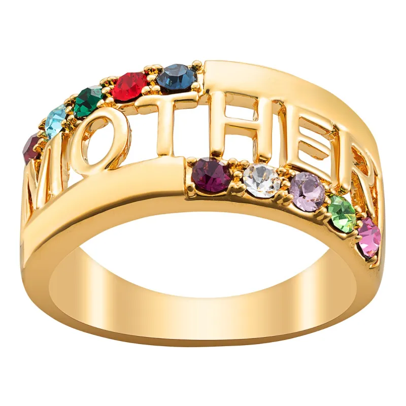 Mother Family Birthstone Ring sold by Limoges Jewelry