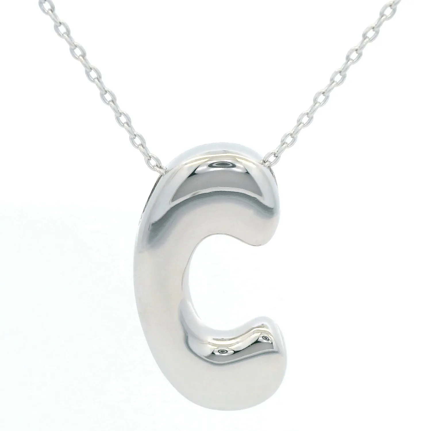 Balloon Initial Necklace sold by Limoges Jewelry