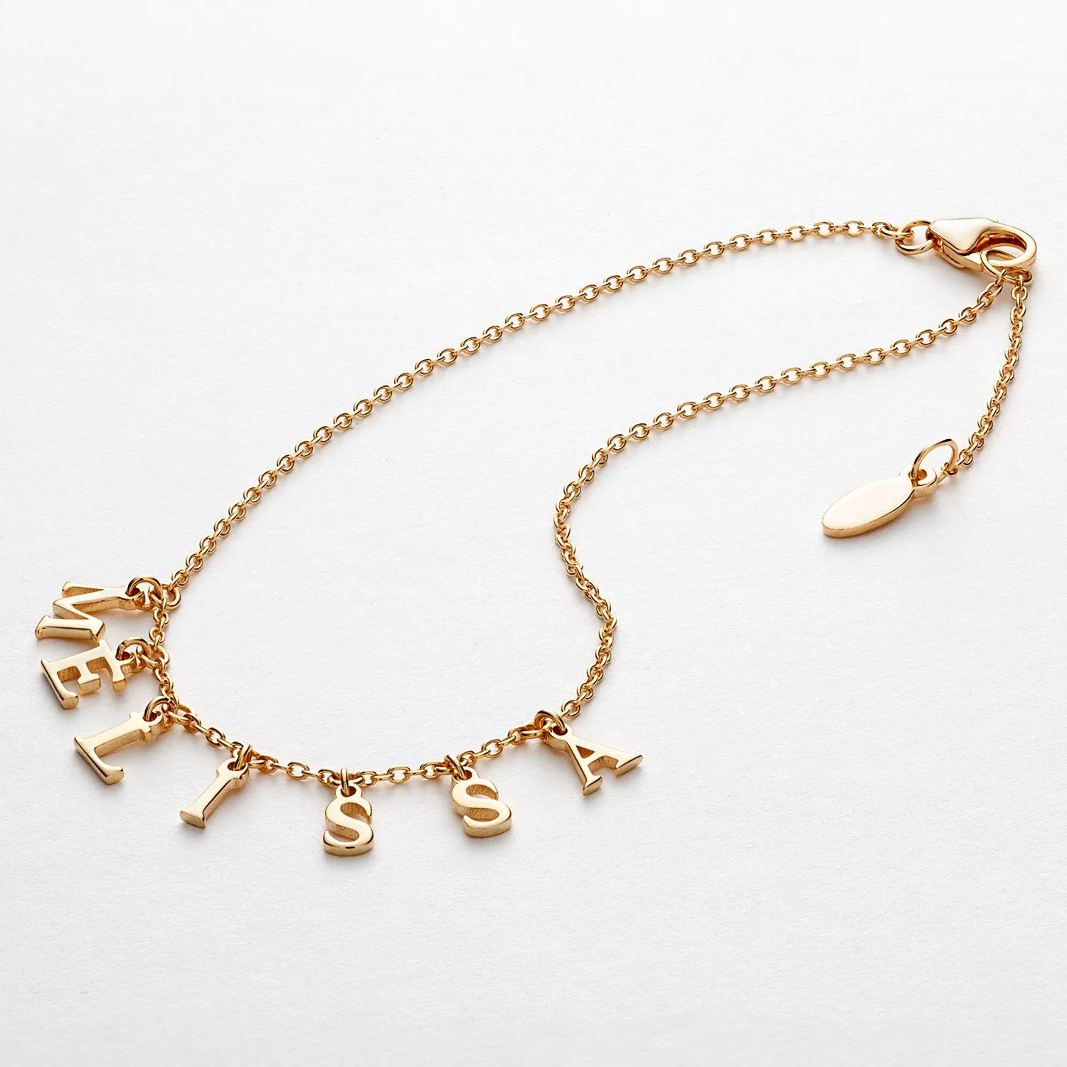 Dainty Letters Station Name Bracelet sold by Limoges Jewelry product image thumbnail 4