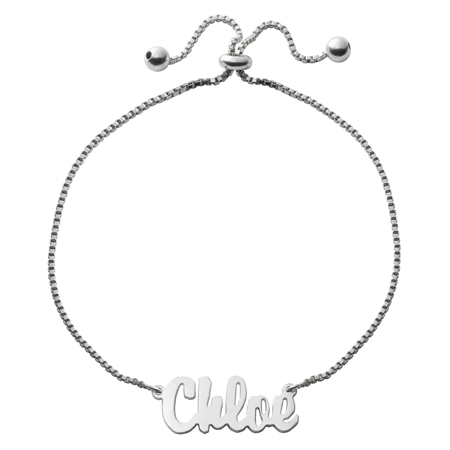 Script Name Adjustable Bracelet sold by Limoges Jewelry