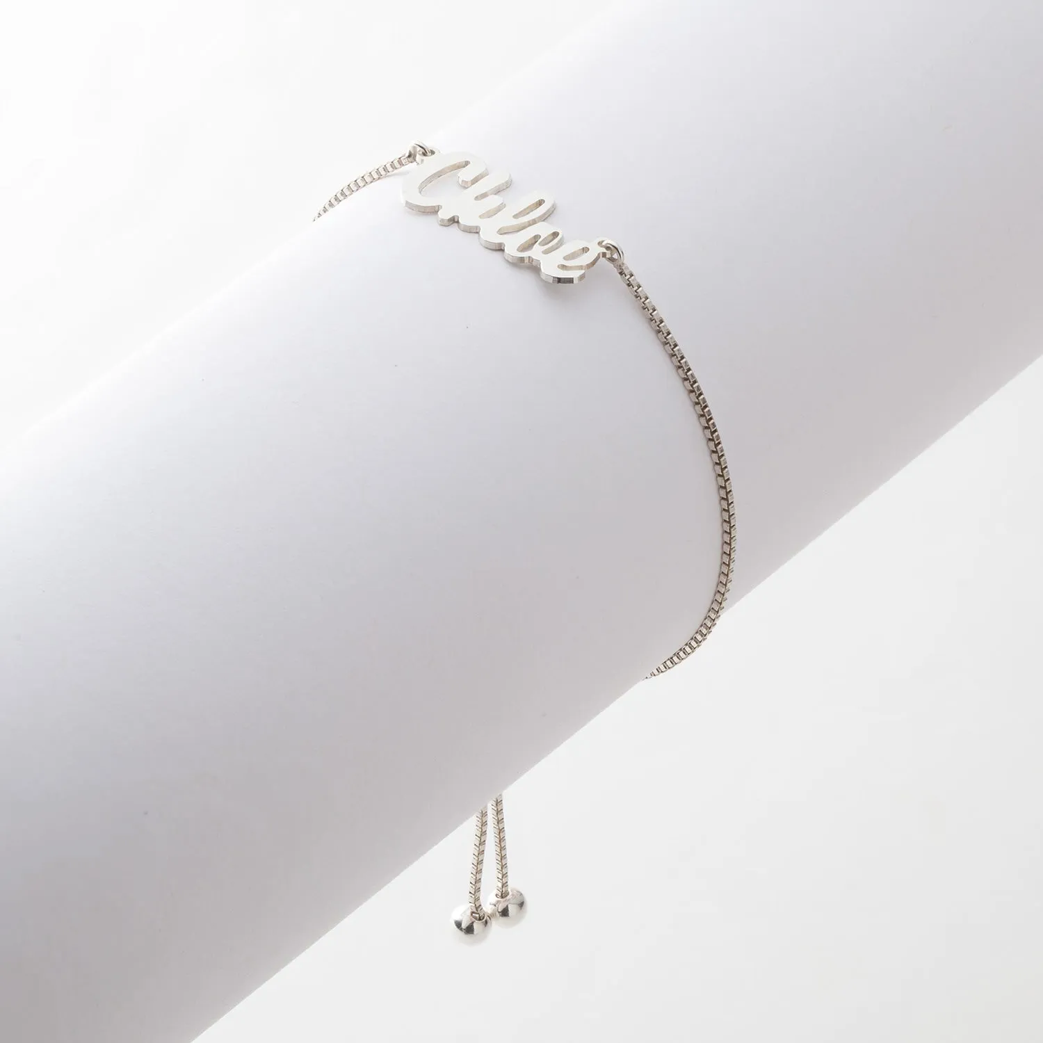 Script Name Adjustable Bracelet sold by Limoges Jewelry product image thumbnail 2