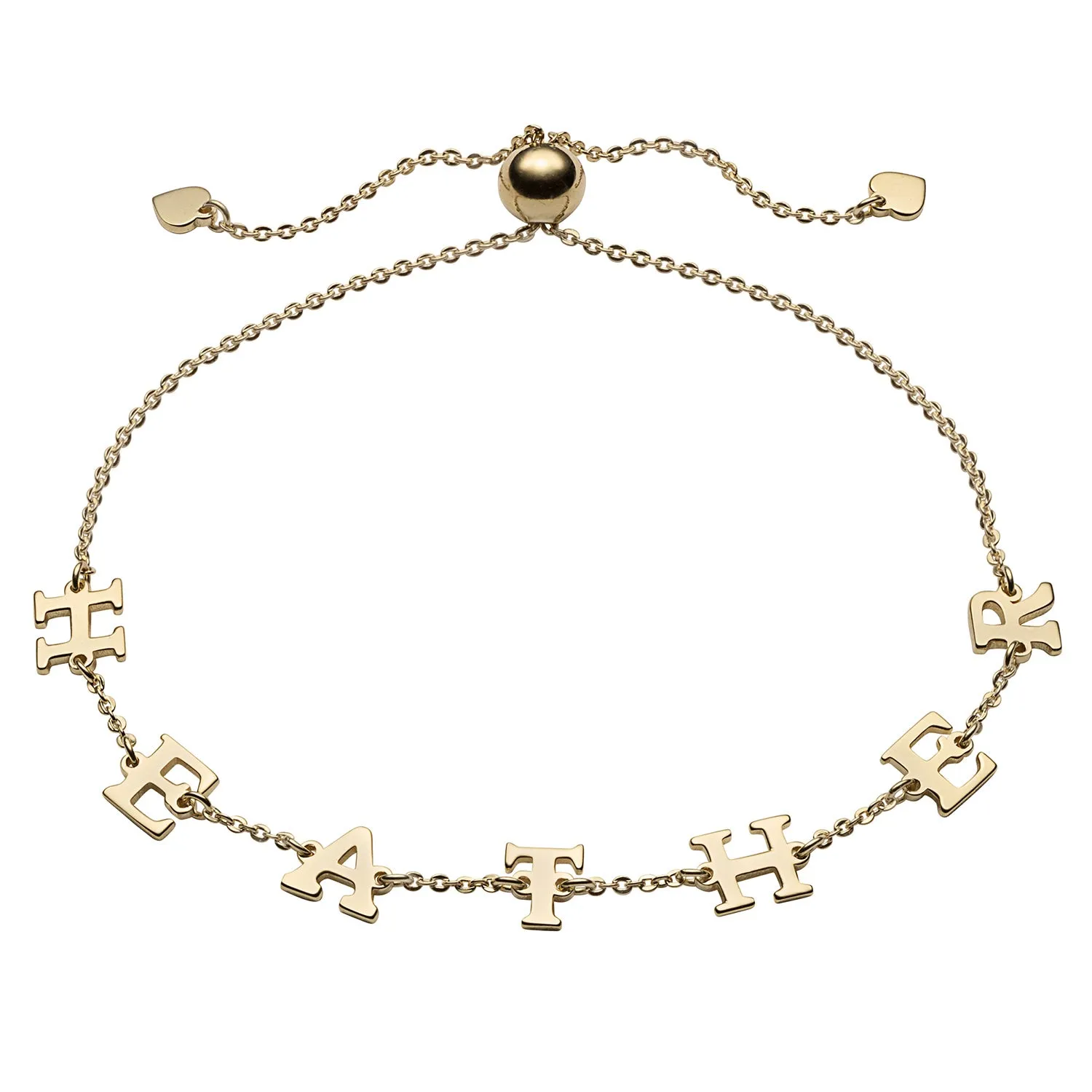 Delicate Uppercase Name Adjustable Bracelet sold by Limoges Jewelry product image thumbnail 5