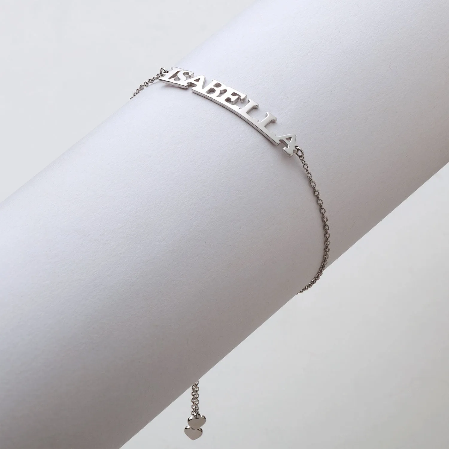 Uppercase Name Plaque Adjustable Bracelet sold by Limoges Jewelry product image thumbnail 2