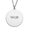 Silver Plated Zodiac Disc Pendant sold by Limoges Jewelry
