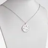 Silver Plated Zodiac Disc Pendant sold by Limoges Jewelry