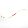 Personalized Enamel Bar Paperclip Chain Bracelet sold by Limoges Jewelry