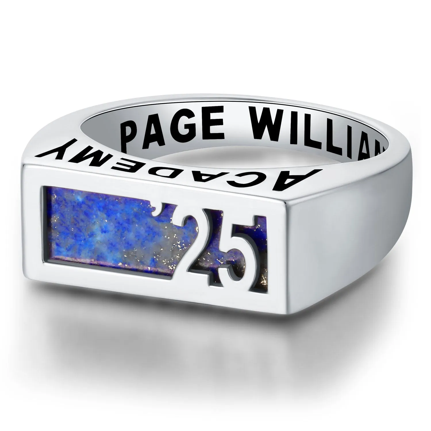 Women's Celebrium Contemporary Graduation Year Signet Class Ring sold by Limoges Jewelry product image thumbnail 4