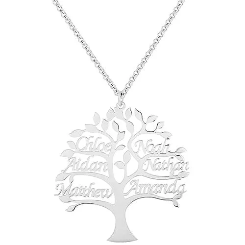 Name Family Tree Necklace sold by Limoges Jewelry product image thumbnail 2