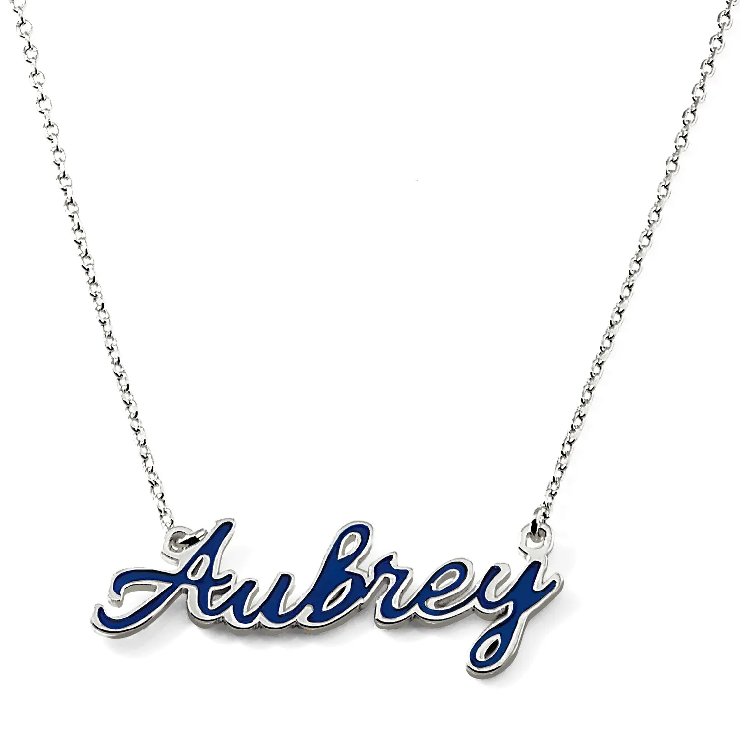 Petite Script Enamel Name Necklace sold by Limoges Jewelry product image thumbnail 2