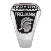 10K White Gold Men's Large Traditional Stone Class Ring sold by Limoges Jewelry